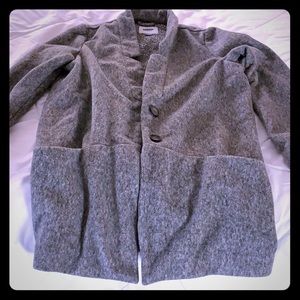 Front button trench coat